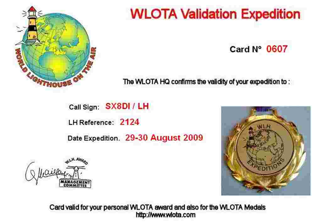 l2124 validation card